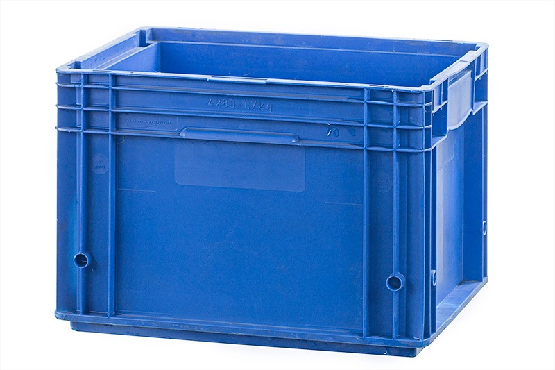 Caja de plástico RL-KLT - 400x300x280mm - 24 litros