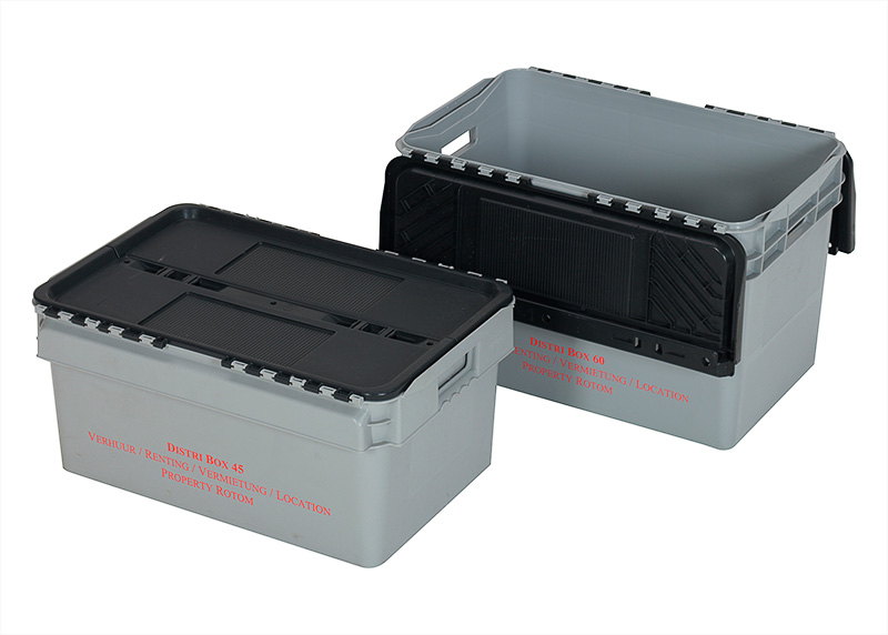 Caja de distribución ALC con tapa - 600x400x374mm - 60 litros